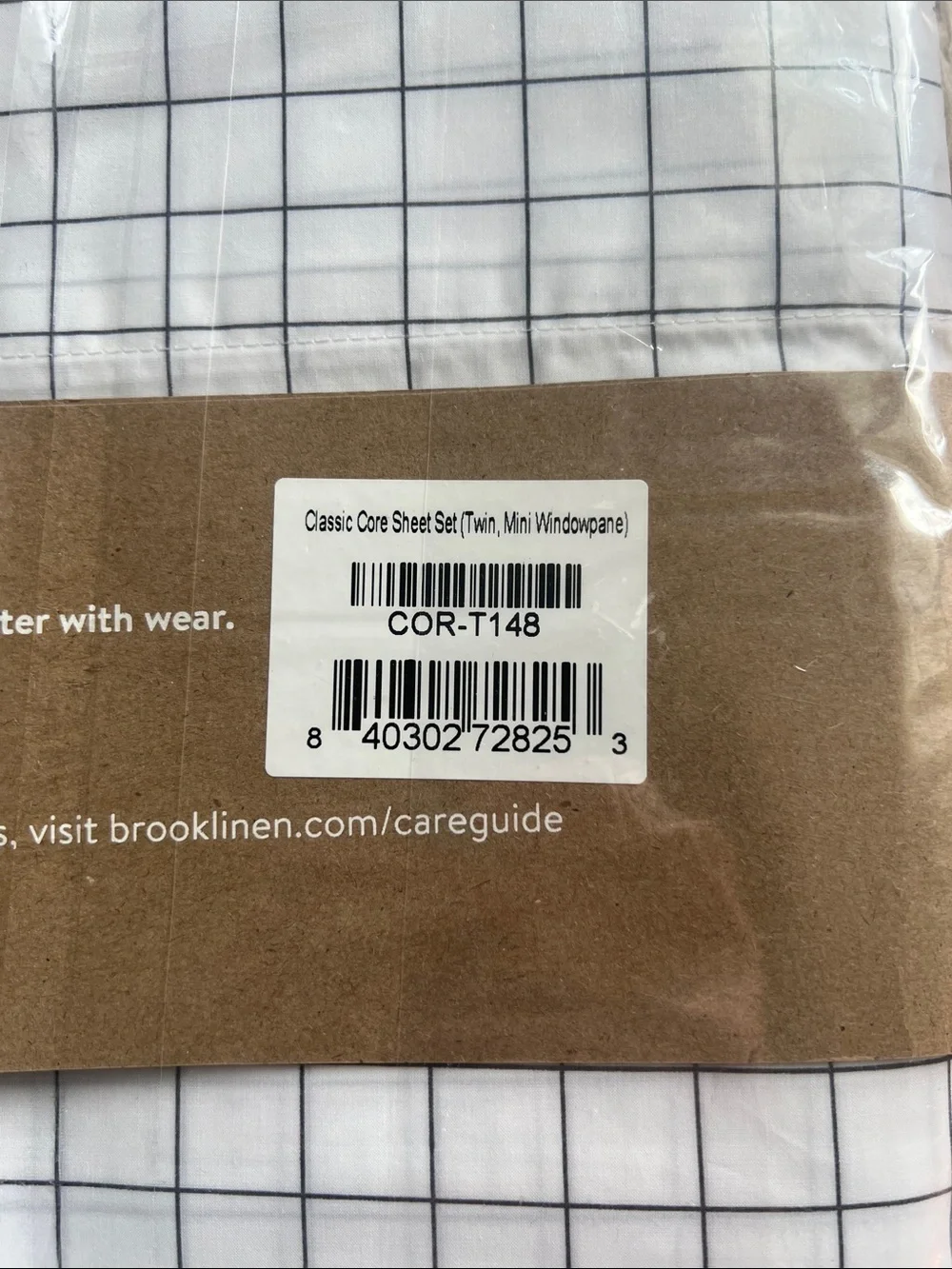 Brooklinen Percale Twin Core Sheet Set